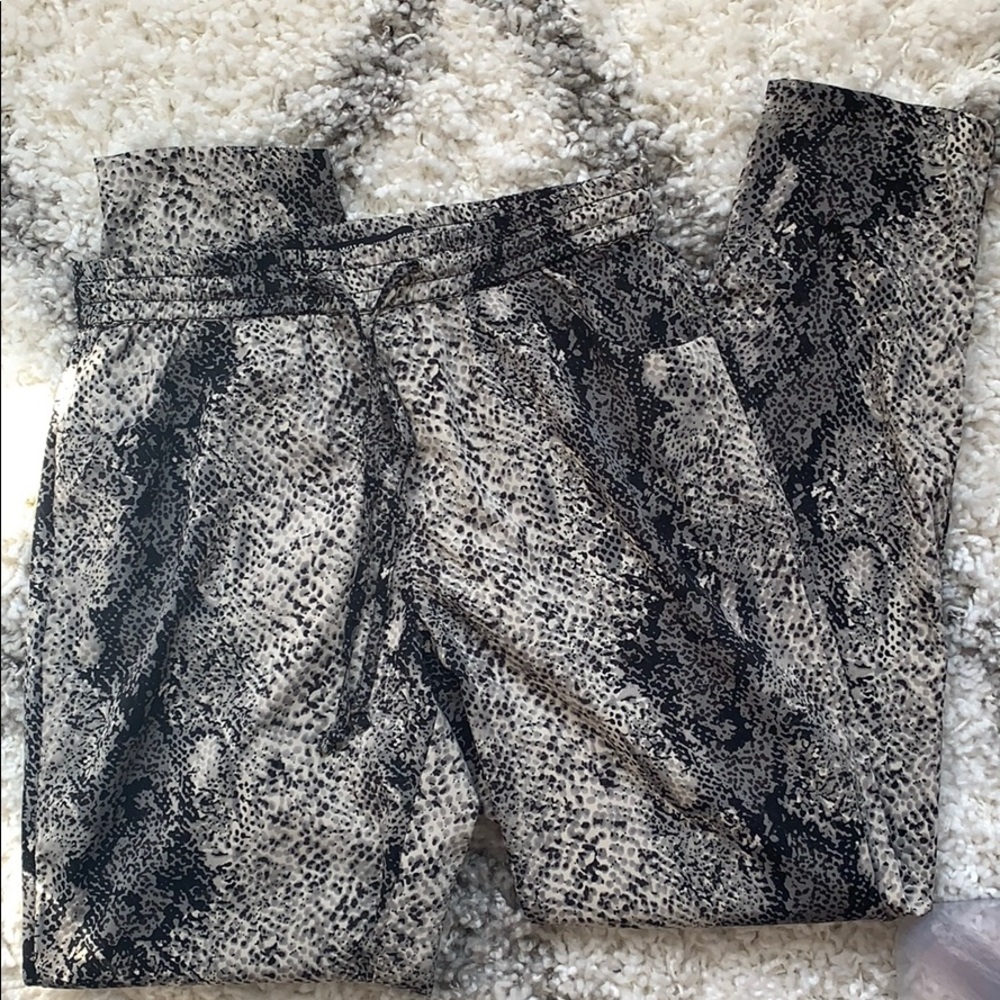 Lightly worn snakeskin pants